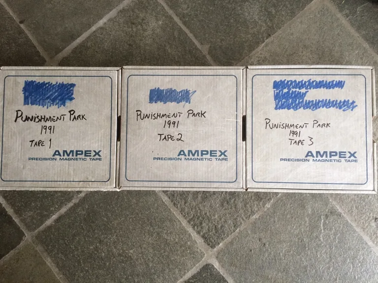 24-track master tape, first album